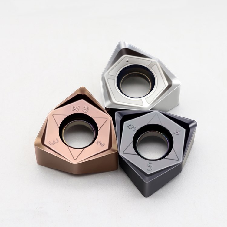 CNC Indexable Turning Tools Lathe Carbide WNMU080608 High Feed Face Milling Inserts WNMU 080608