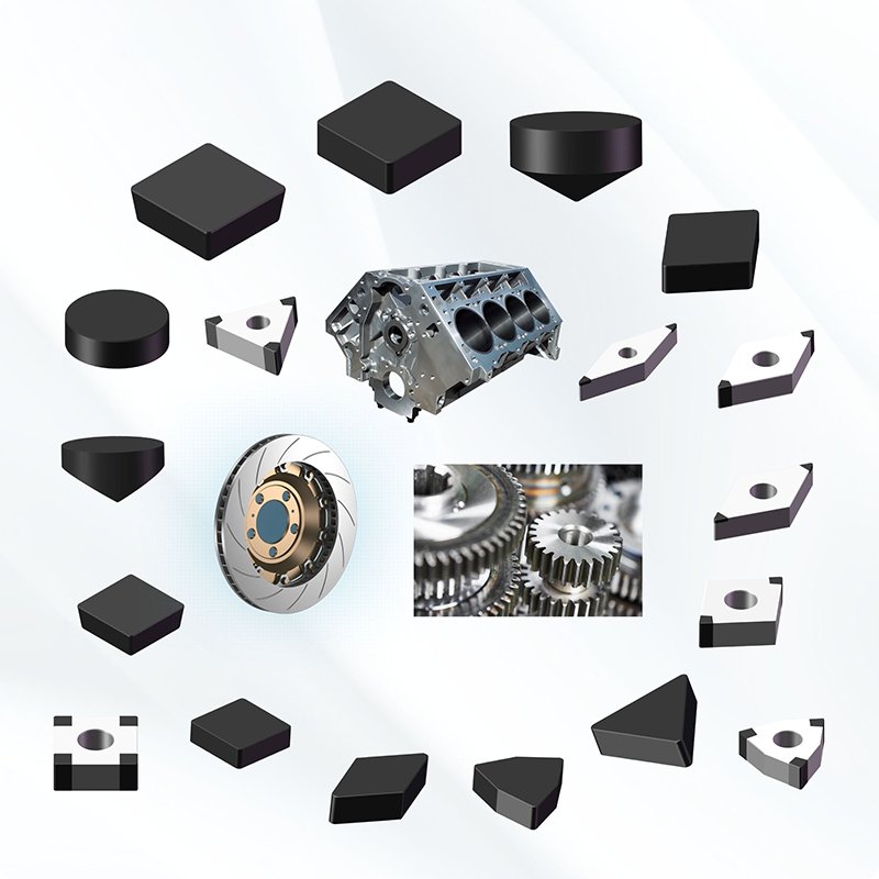 PCD CNC diamond tipped turning tool PCD boring inserts TNMG 2204 inserts PCD VCMT 160412
