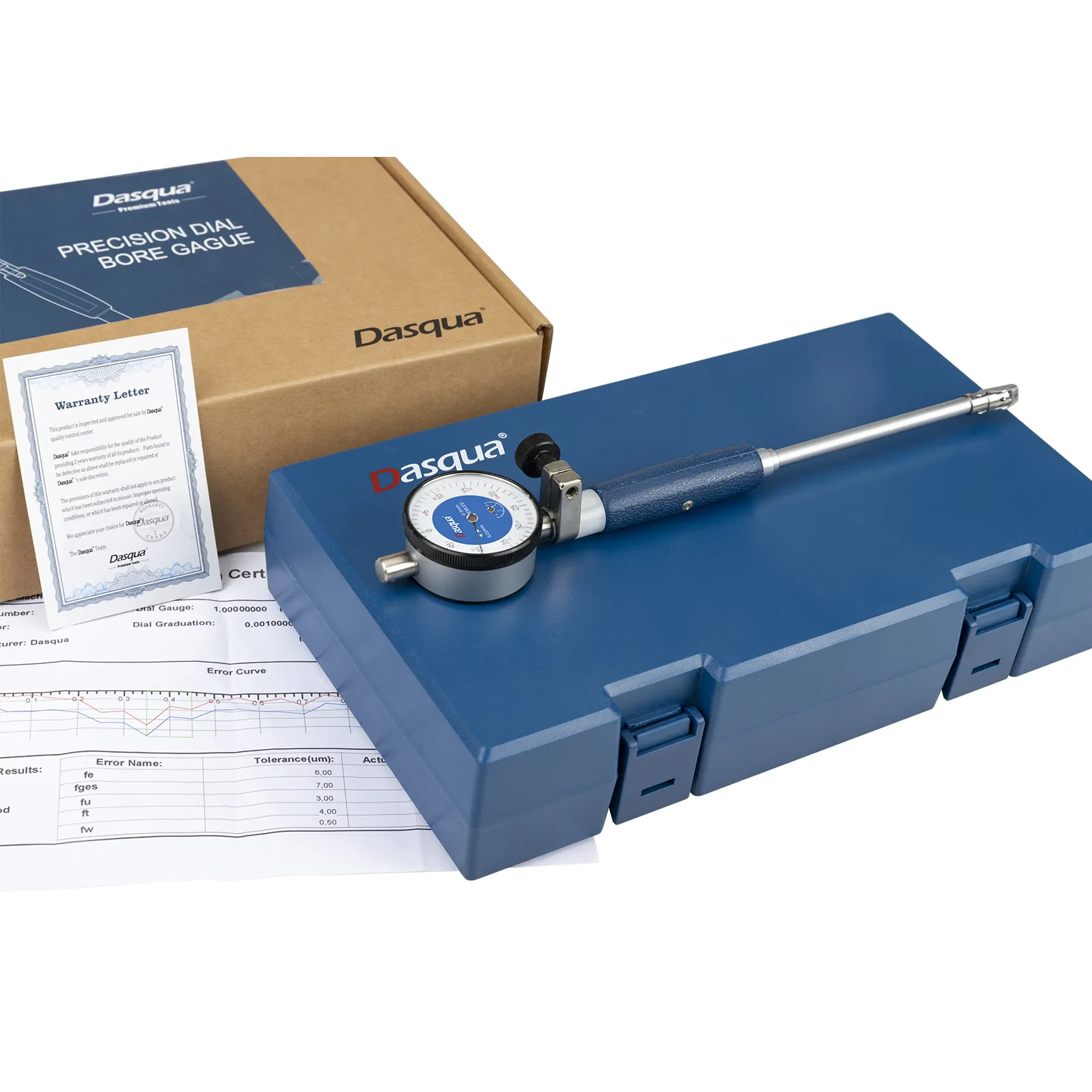 Dasqua High Precision 50-100mm 160-250mm 250-450mm Hole Diameter Measuring Tools Dial Indicator Bore Gauge