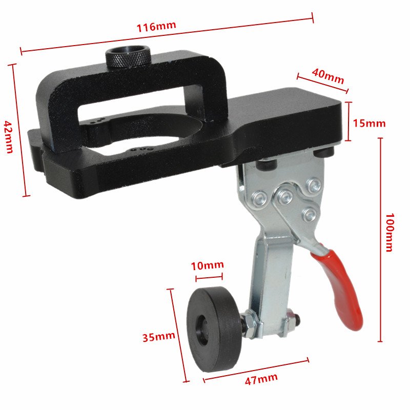 8PC Adjustable margin woodworking 35mm hinged hole locator Door hinge punch hole locator tool