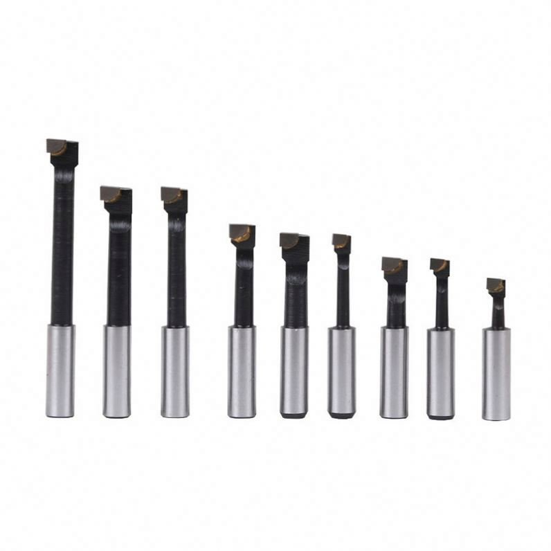 TEBAK Machine Tools Carbide Boring Bar Lathe12 Pcs Carbon Steel F1 Rough Boring Bar Mill Set for Milling CNC and Boring Machine