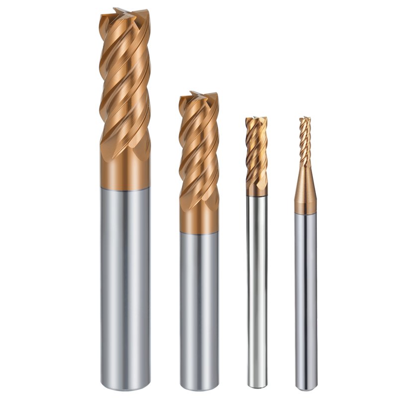 Tungsten Carbide Tools For Metal Cutting Hard Handling Flat Carbide End Mill