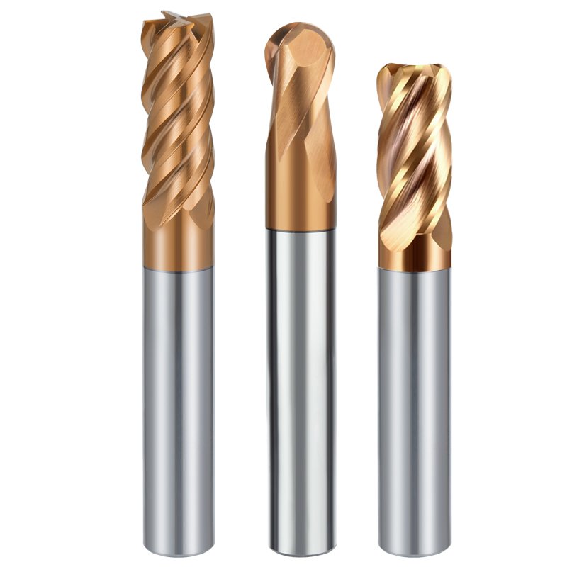 Tungsten Carbide Tools For Metal Cutting Hard Handling Flat Carbide End Mill