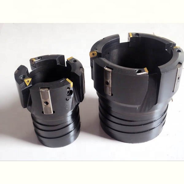 High quality trepanning tools deep hole drill head with inserts and guide pads manufacturer