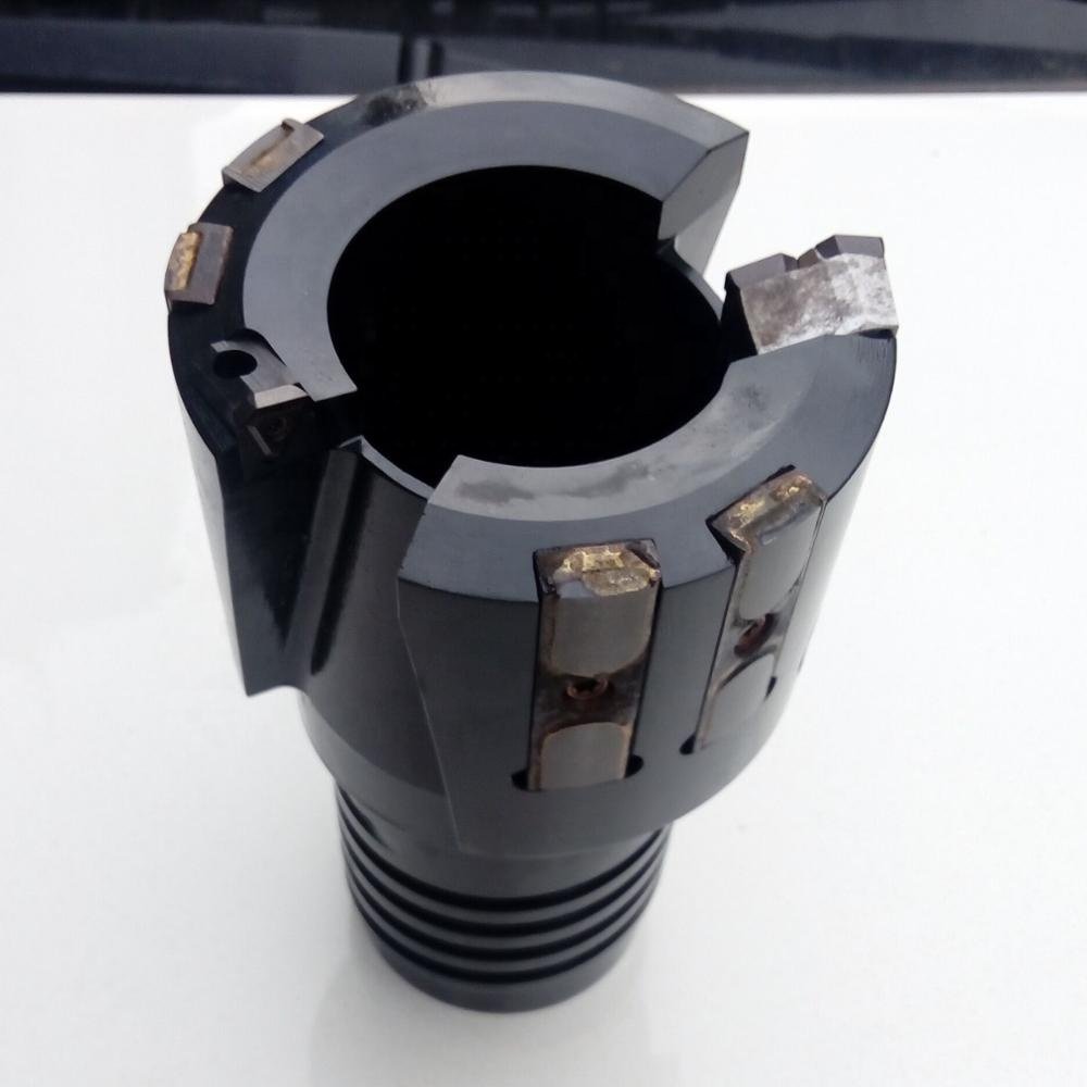 High quality trepanning tools deep hole drill head with inserts and guide pads manufacturer