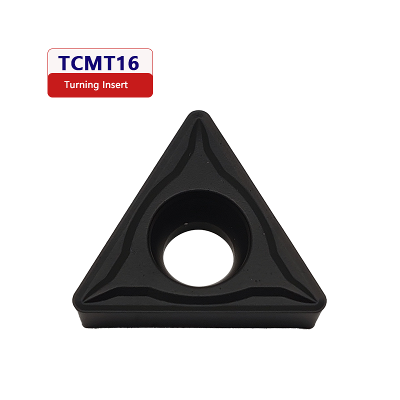 TCMT16T308 adopts chemically coated hard alloy turning boring steel parts with CNC inserts that can be rotated TCMT16T3