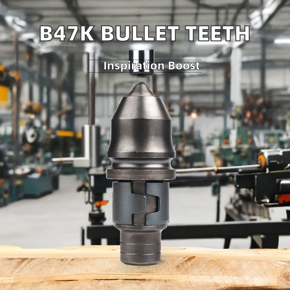 New B47K Hard Rock Bullet Teeth for Building Material Foundation Drilling Pick Auger Cutting Teeth for Bore Pile Industries