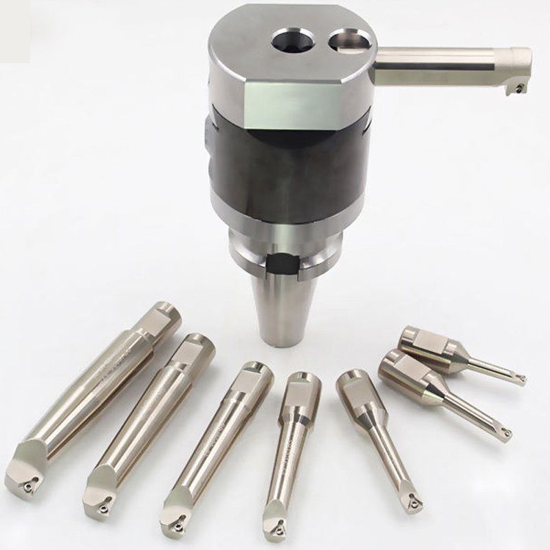 Boring Heads Arbor BT40 NBH2084 Boring Head Set With 8Pcs Boring Bar For Boring Tools Engraving Machine Milling CNC Tools