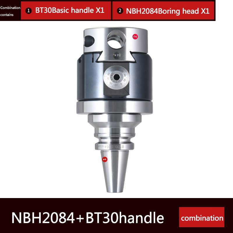 Boring Heads Arbor BT40 NBH2084 Boring Head Set With 8Pcs Boring Bar For Boring Tools Engraving Machine Milling CNC Tools