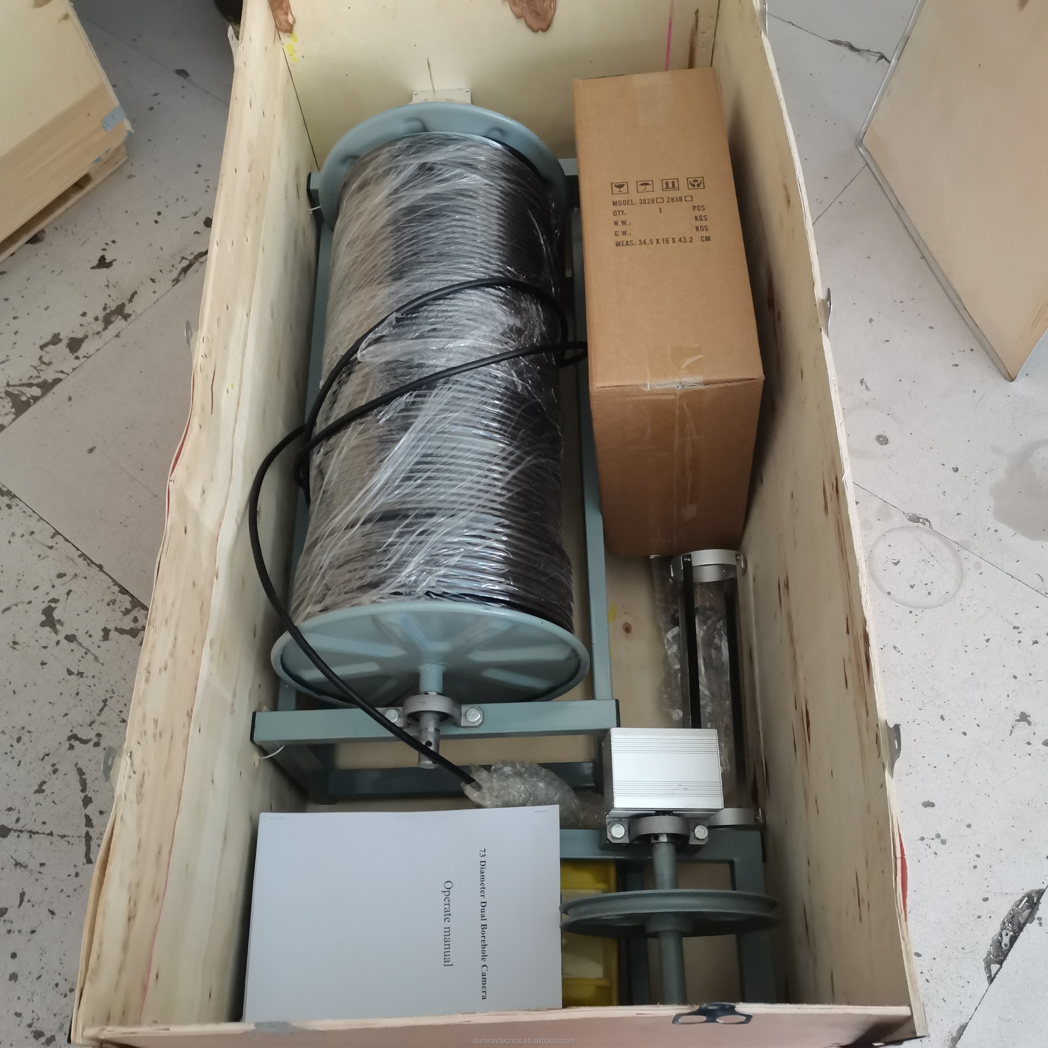 SWP-700 700m 180 Degree Panoramic Borehole Bore Well Video Borescopes Inspection Tool Water Scanner Auto Imaging Customizable