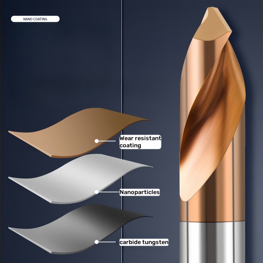 Tungsten Fixed-point Drill 60 ° 90 ° 120 ° Chamfering Tool Center Drill Positioning Centering Drill