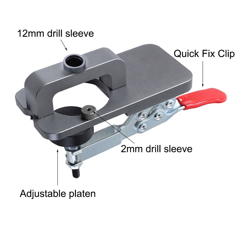 35mm Hinge Hole Opener Drilling Installation Tools Boring Dowel Jig Woodworking Hole Drilling Locator for Door Cabinets