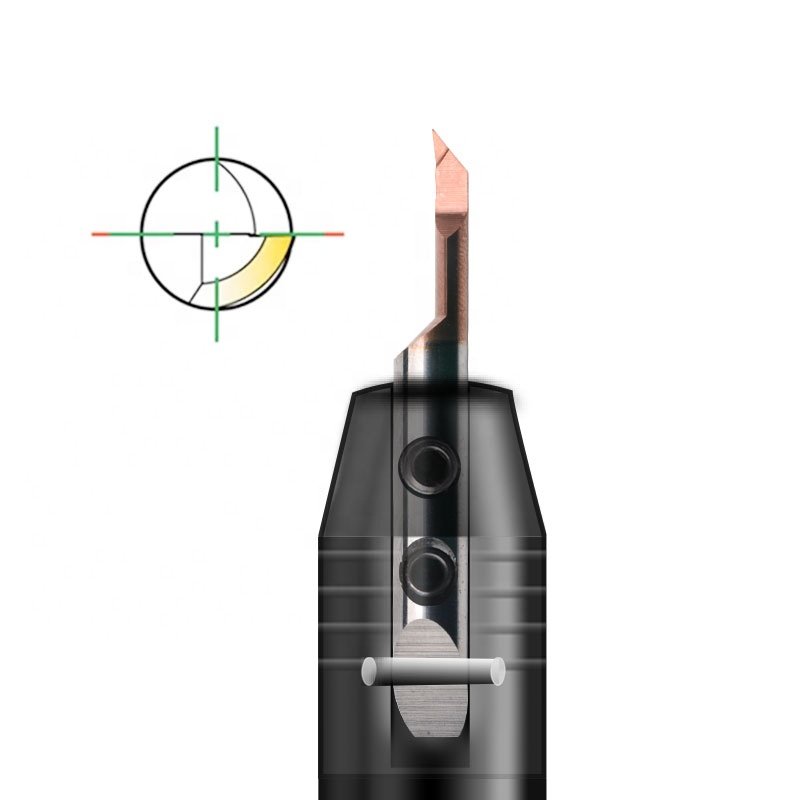 spherical and face profiling boring bar tungsten carbide micro bore cutter quick change boring tool