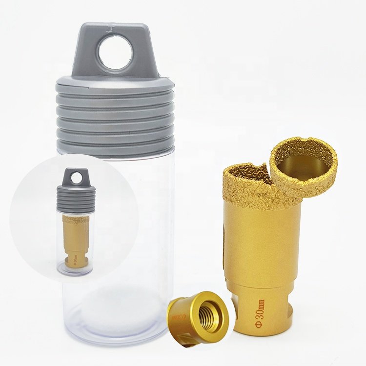 DEYI M14 Hole Saw Bohren Concrete Ceramic 35mm Brazing Diamond Tile Drill Vacuum Brazed Core Bit