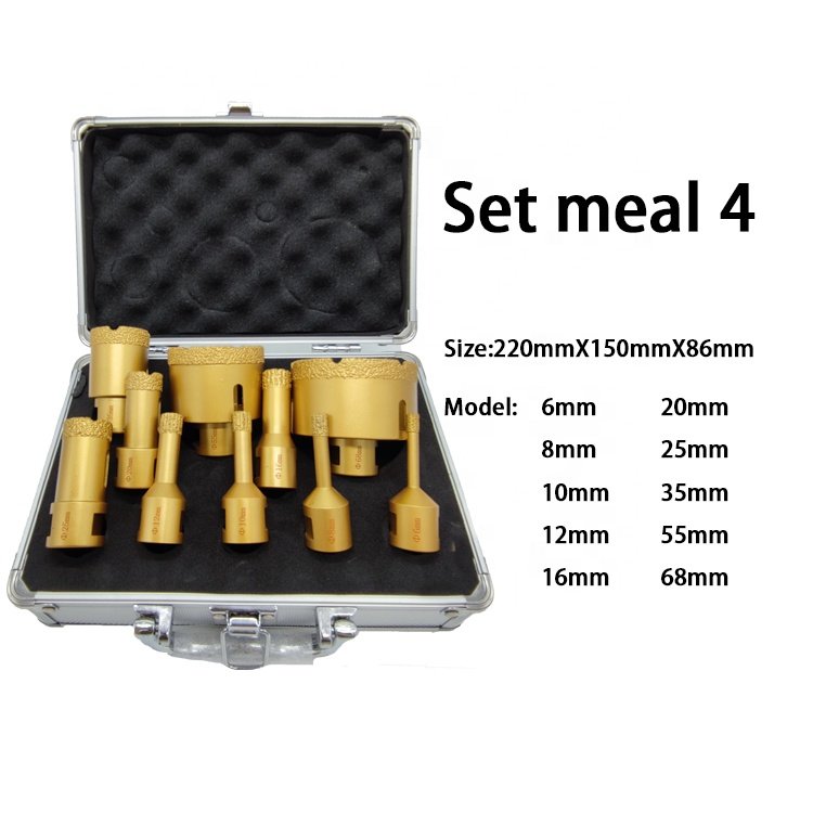 DEYI M14 Hole Saw Bohren Concrete Ceramic 35mm Brazing Diamond Tile Drill Vacuum Brazed Core Bit