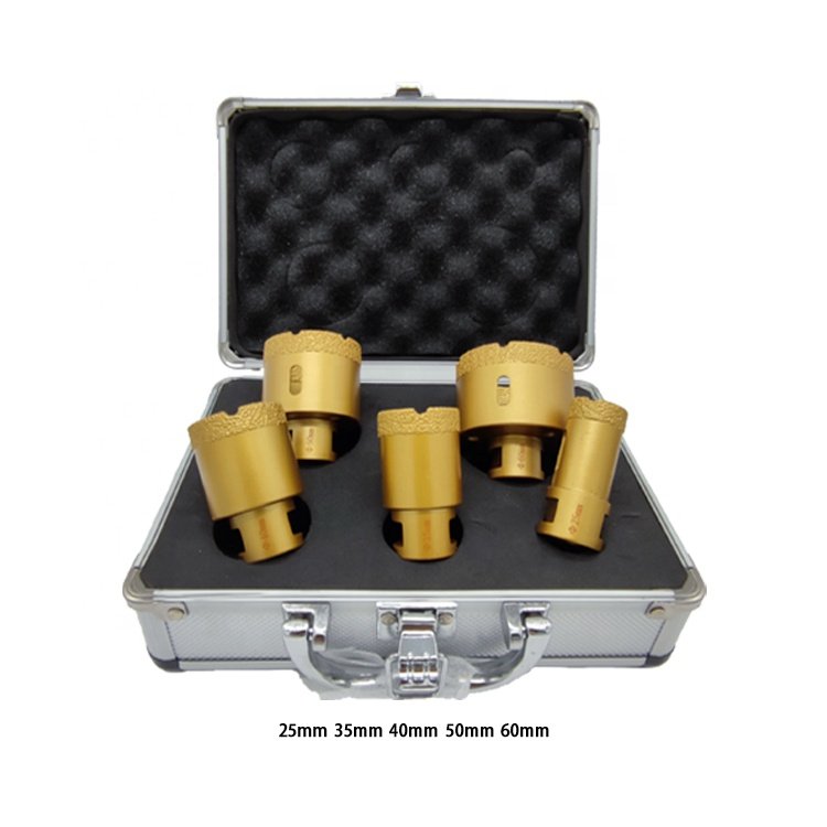 DEYI M14 Hole Saw Bohren Concrete Ceramic 35mm Brazing Diamond Tile Drill Vacuum Brazed Core Bit