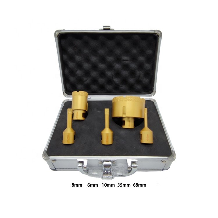 DEYI M14 Hole Saw Bohren Concrete Ceramic 35mm Brazing Diamond Tile Drill Vacuum Brazed Core Bit
