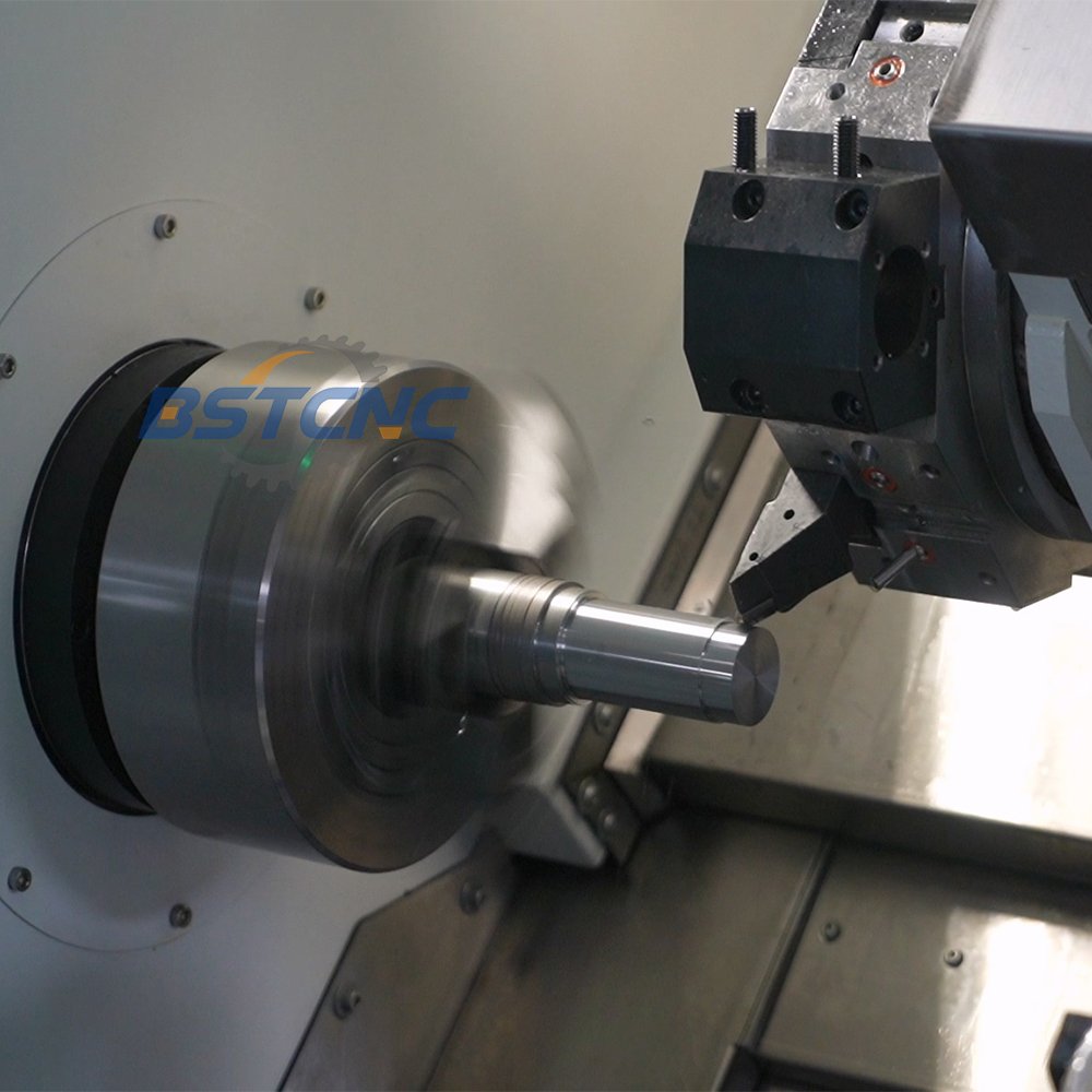 TCK50 High Precision Single Spindle CNC Lathe Slant Bed Metal Machine Construction