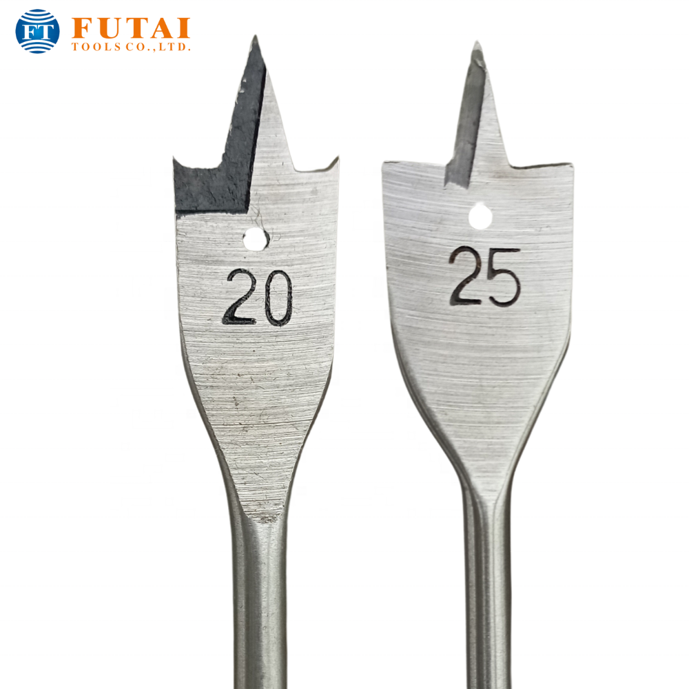 Premium Wood Flat Drill Bit Set High Carbon Steel Wood Flat Bits for Fast Wood Drilling Hole