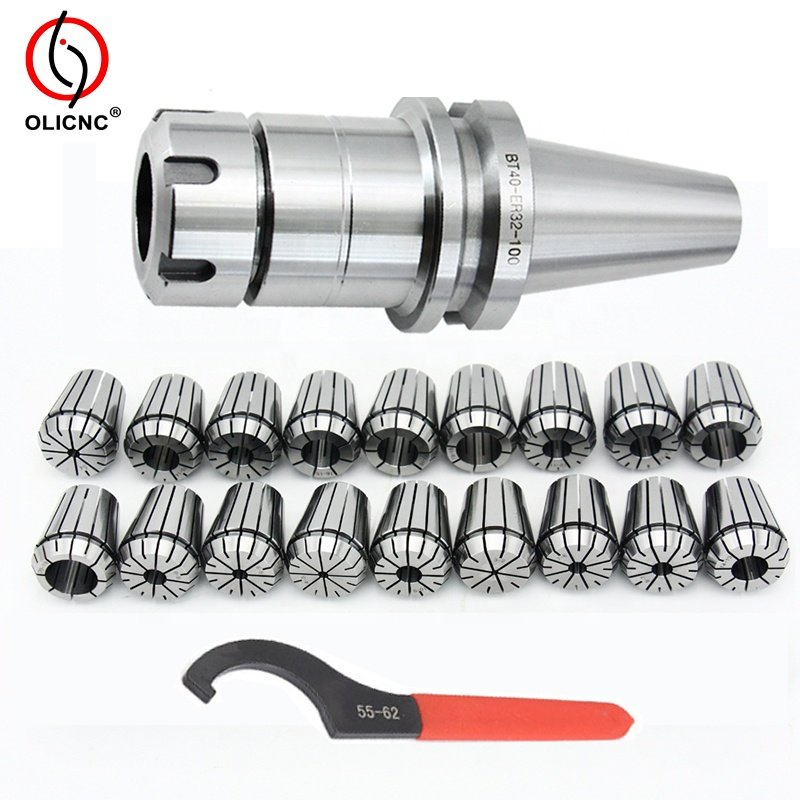 ER Collet Chuck Set For Milling Machine Er32 Collet With BT40 NT40 MT3 MT4 SK40 R8 tool Holder Set Spring Collets tool Set
