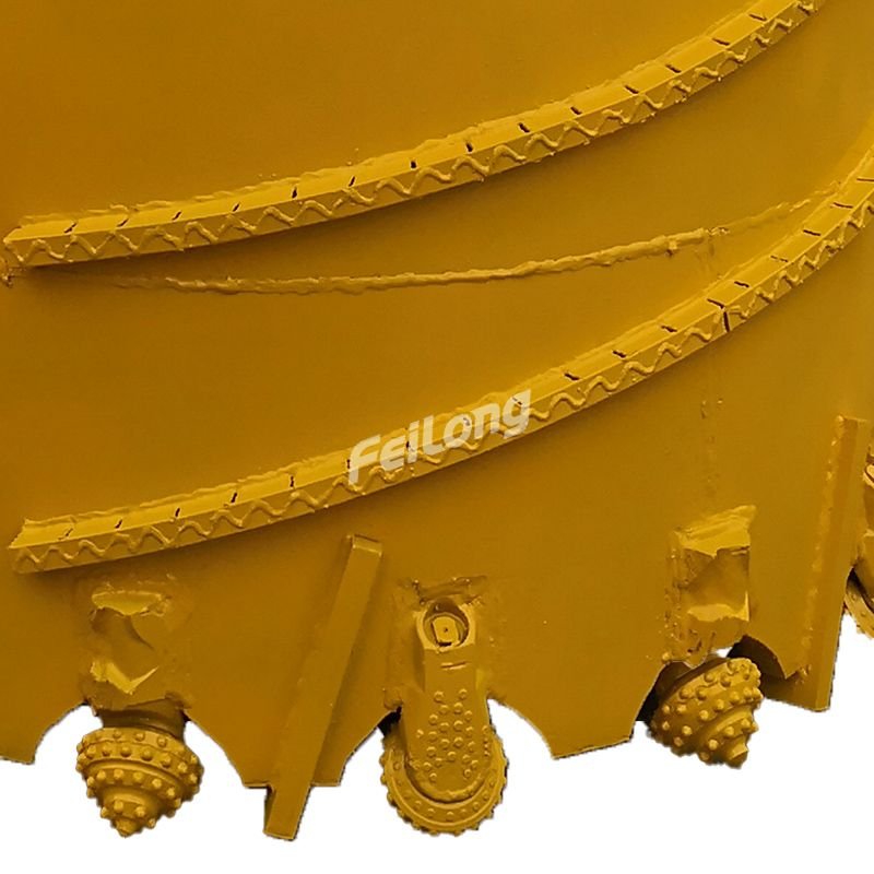 Roller Bit Core Barrel 1 Meter-3.5 Meter /Saudi Bored Pile Foundation Tools Customized