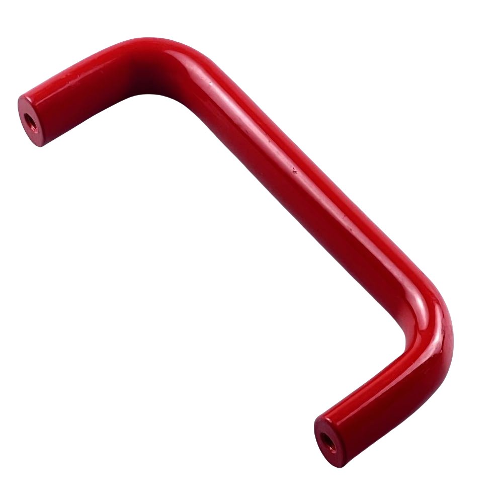 Aluminum alloy handle with plain bores through anodized for Machine tool equipment, automation equipment
