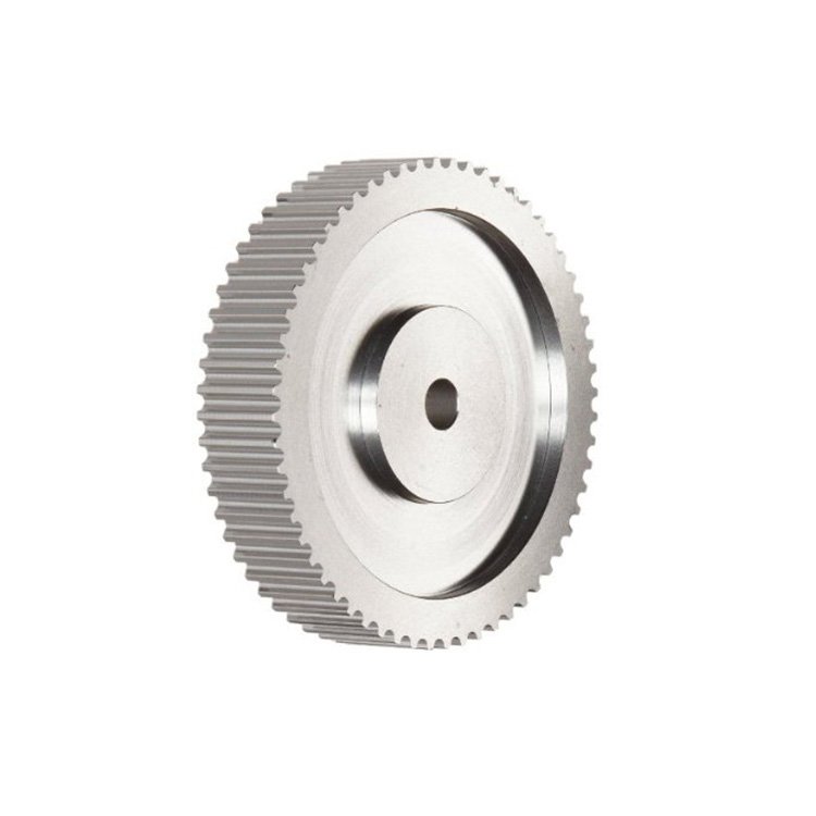 Customized Aluminum or Stainless steel H Timing Belt Pulleys Industrial Hot Selling CNC OEM Pilot Bore Pulleys High Quality