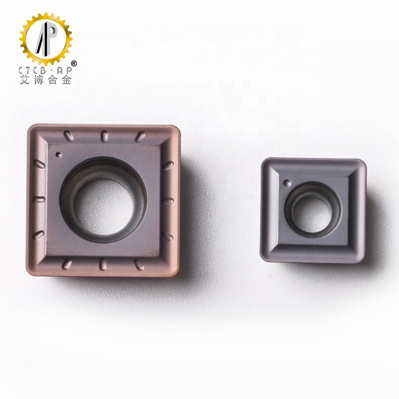 Long And Predictable Tool Life Tungsten Carbide Indexable Drilling Inserts SPGT/SPMT/WCMX