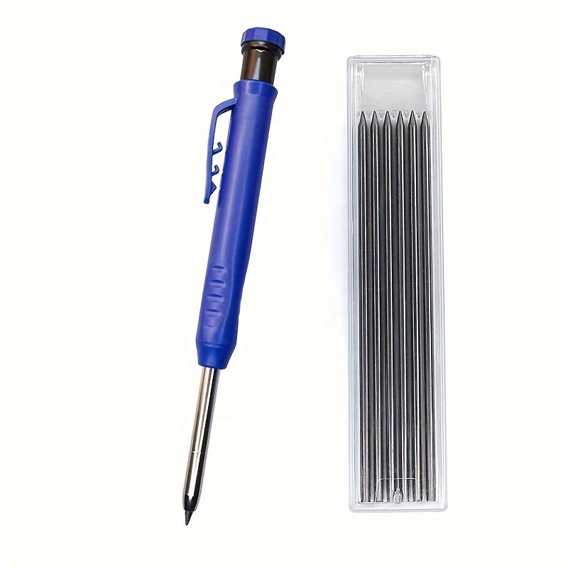 Hot Sale Metal Long Head Deep Hole Woodworking Pencil Engineering Marking Mechanical Woodworking Tool