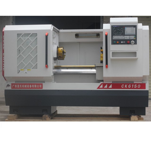 ck6150 cnc lathe heavy duty cnc metal lathe machine with 82mm spindle bore CK6150B/1000
