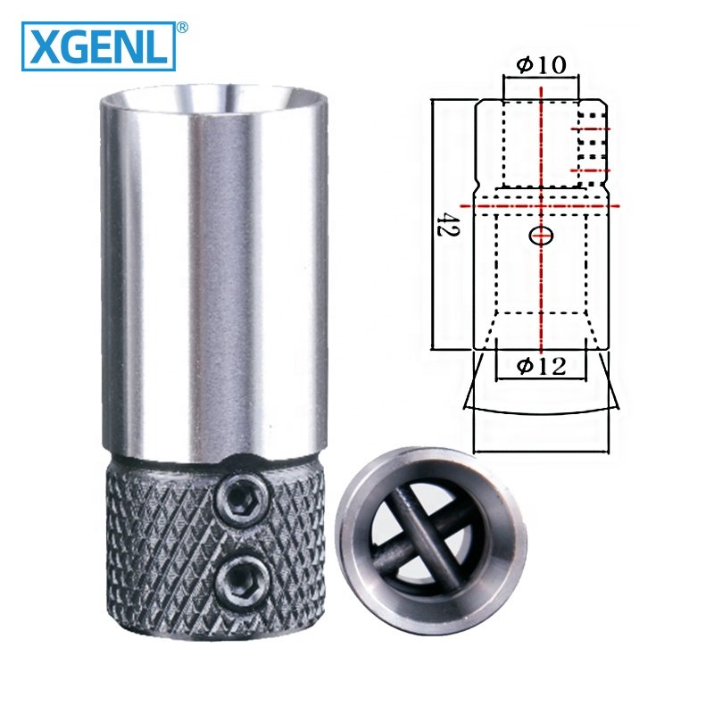 xgenl 12mmx42mm White Cross Pin Woodworking CNC Boring Machine Quick Change Adapter Drill Chuck Grinder collet chuck