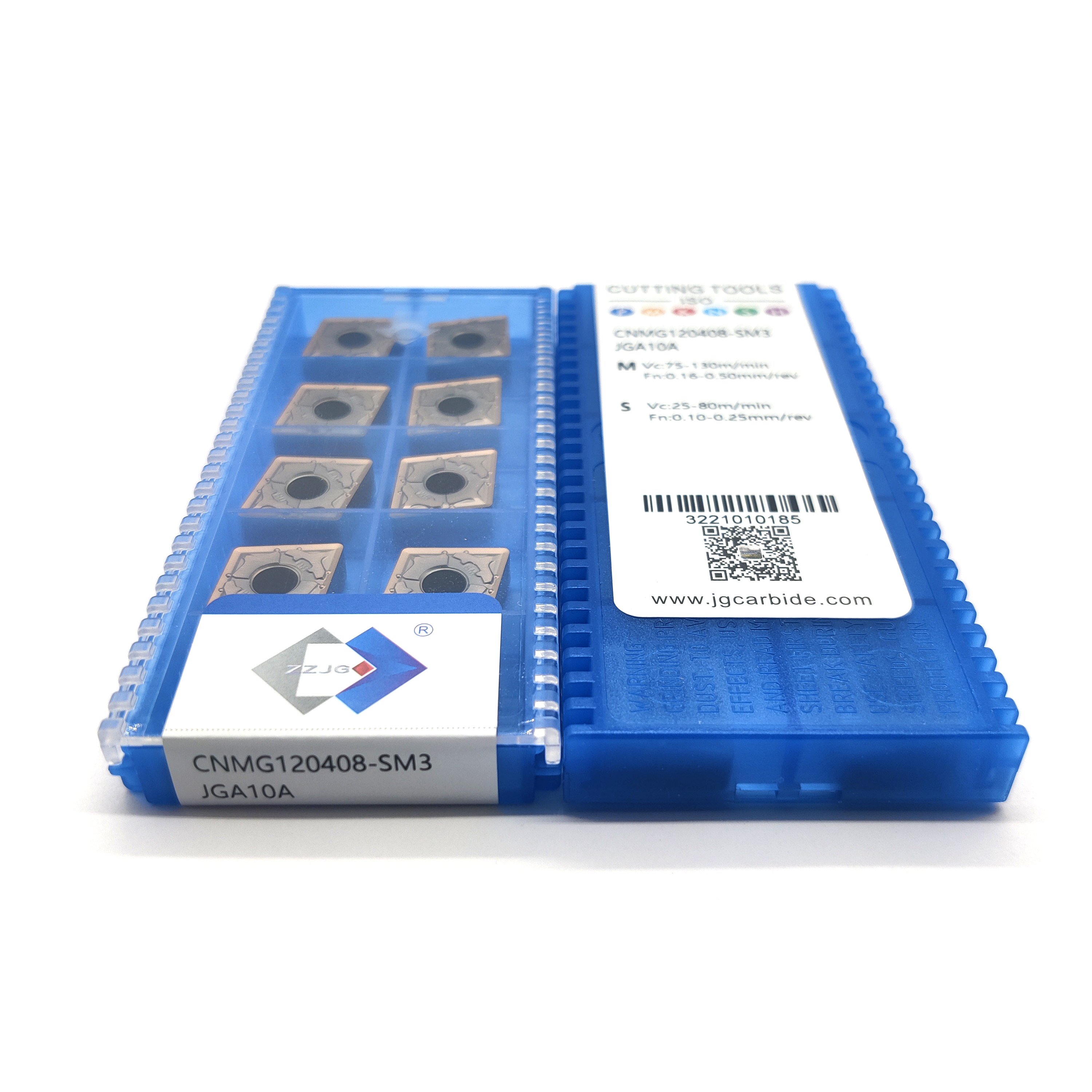 CNMG120404-SM3 CNMG120408-SM3 JGA10A High quality CARBIDE INSERTS TURNING INSERTS for Stainless steel ZZJG Brand cutting tools