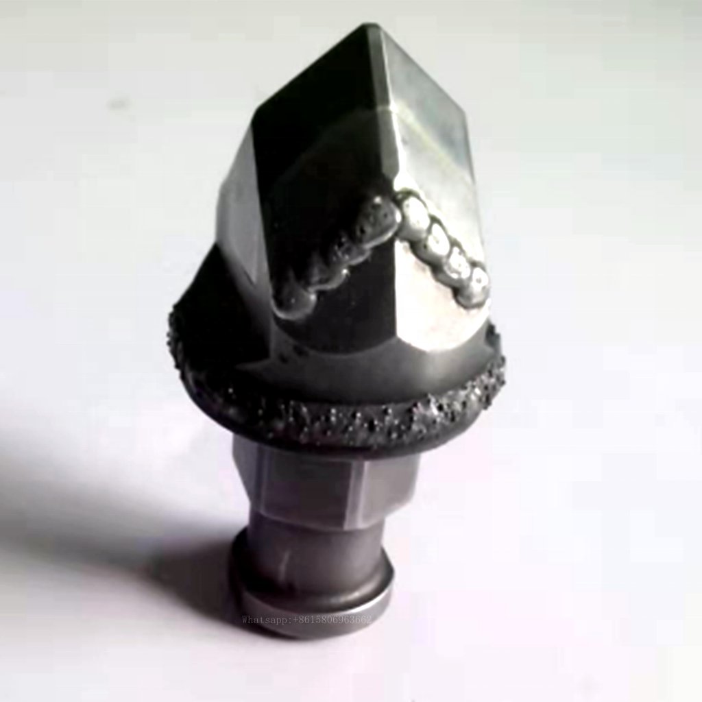 Foundation Piling Machine 3055Carbide Conical Boring Cutter Bits Augers Teeth C402 RM47