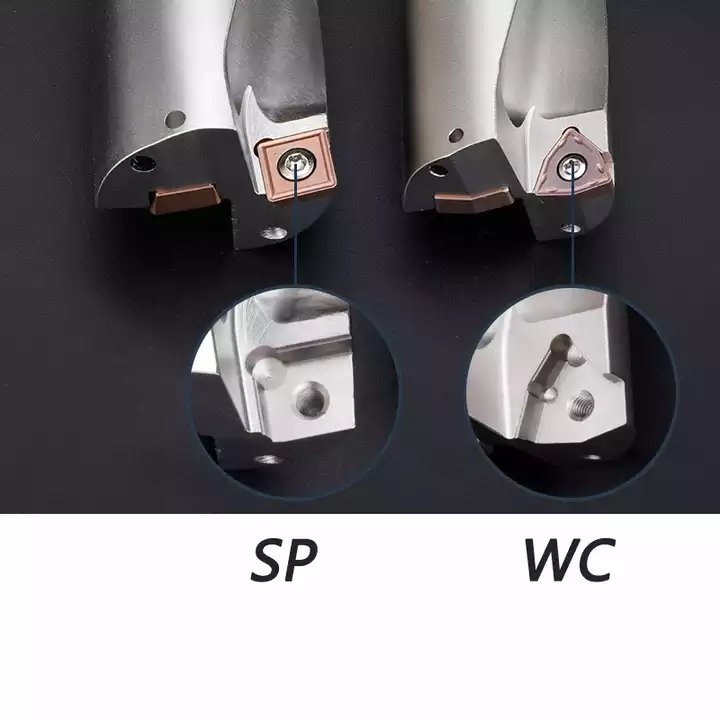 Milling tool U Drill Indexable High Speed 2D/3D/4D/5D Carbide Milling Drill Bit CNC Tool With WCMT WCMX SPMG Inserts