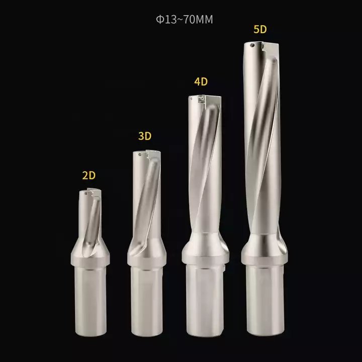 Milling tool U Drill Indexable High Speed 2D/3D/4D/5D Carbide Milling Drill Bit CNC Tool With WCMT WCMX SPMG Inserts