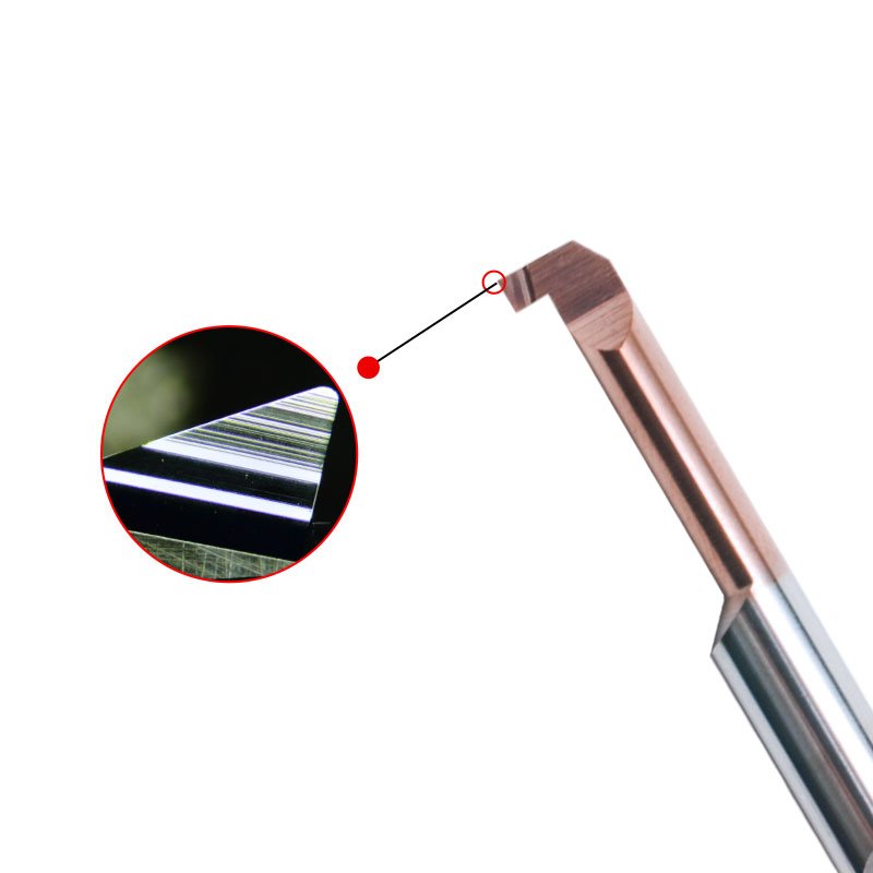 High Efficiency Tungsten Internal Grooving Tools Turning Machining HRC60 Small Inner Hole Grooving Width 0.5-2.0 Depth 0.8-2.5