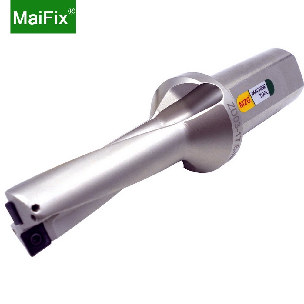 Maifix D2 Shank 25mm CNC Hole Boring Center Abandon Metal Drilling Tools 2 Times SP Insert Type Quick Drill