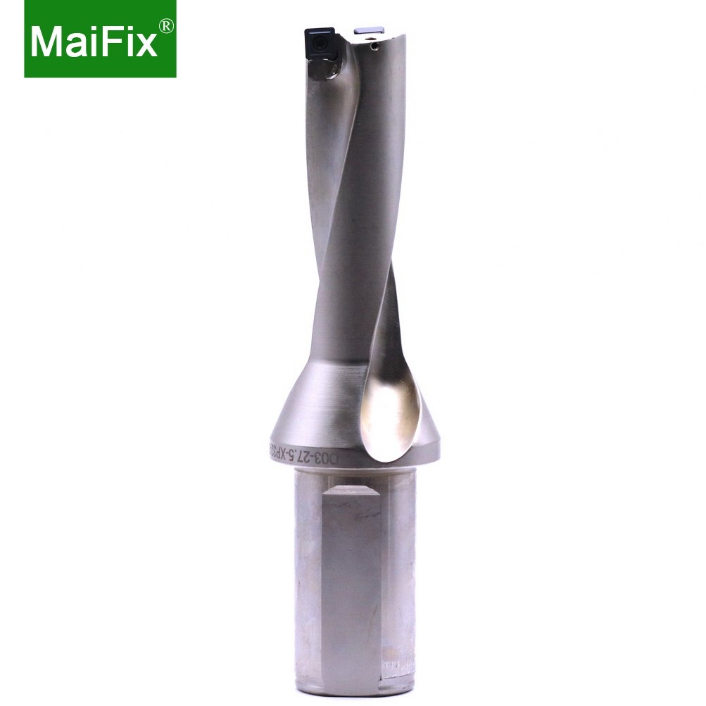 Maifix D2 Shank 25mm CNC Hole Boring Center Abandon Metal Drilling Tools 2 Times SP Insert Type Quick Drill