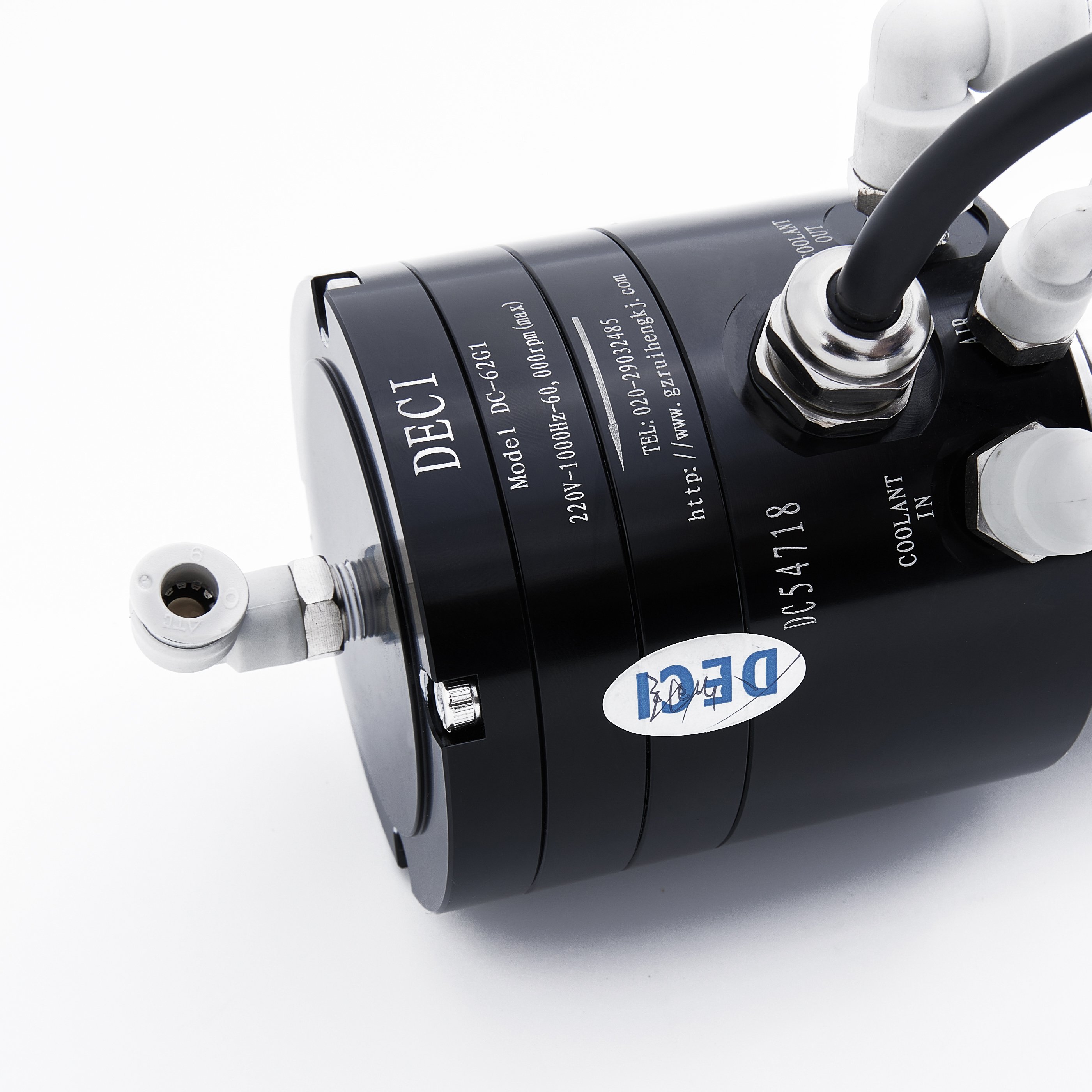 DECI water cooling atc 60000rpm spindle motor 200V 1.8/1.5/1.2KW engraving and milling machine tool for CNC lathe collet spindle