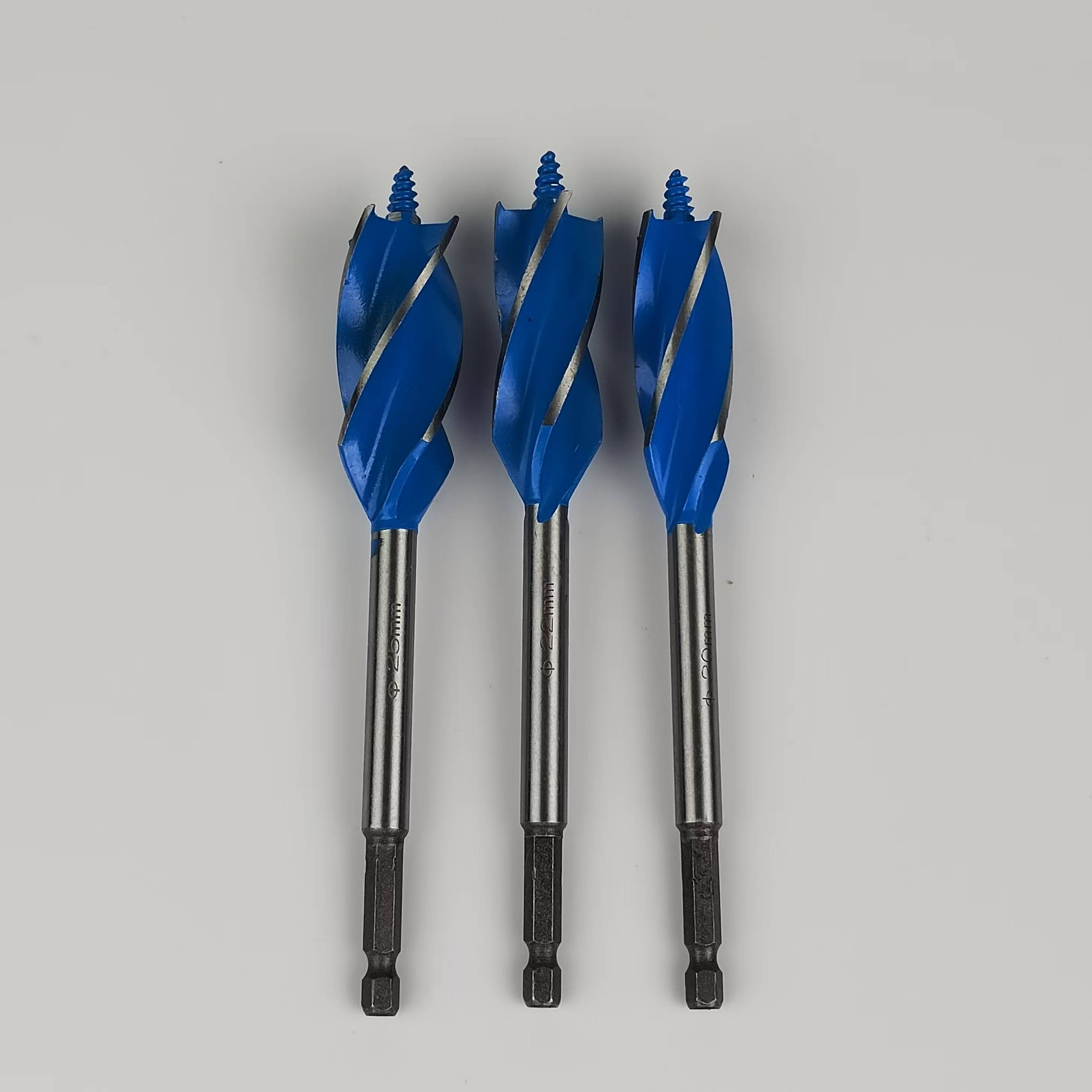 4 Slot working drill 16/18/20/22/25mm Fast boring auger drill bits Quick cutting woodworking carpenter drilling tools