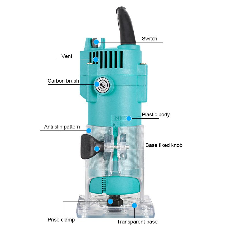 110V 220V 450W Multipurpose Electric Wood Trimming Machine Wood Carving machine