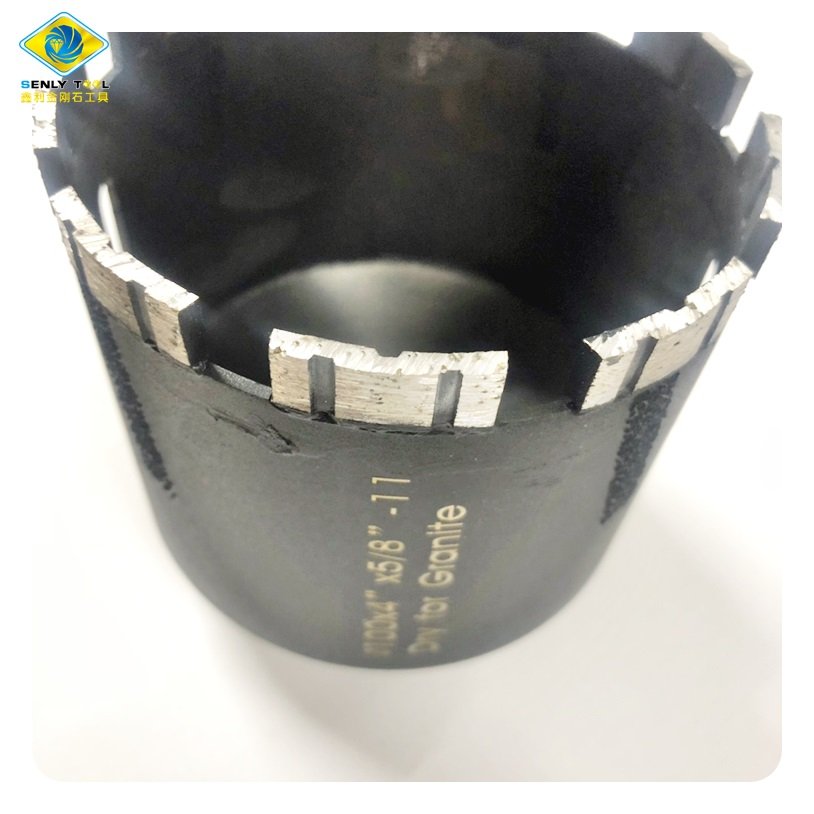 1 3/8" x 4" reinforced concrete diamond core drill bits for Granite Stone Marble Ceramic