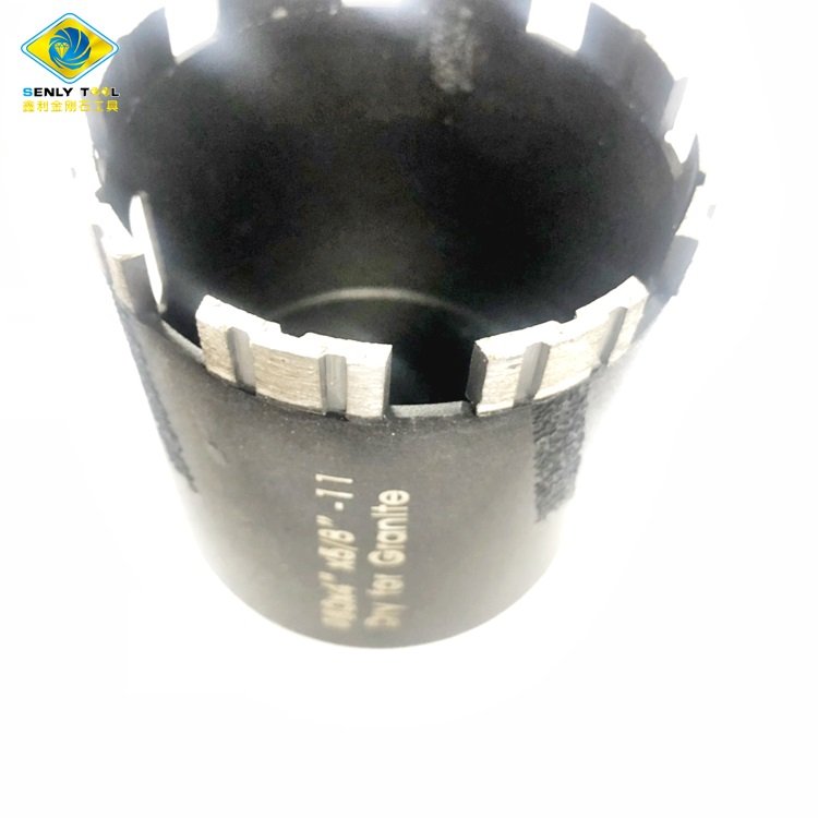 1 3/8" x 4" reinforced concrete diamond core drill bits for Granite Stone Marble Ceramic