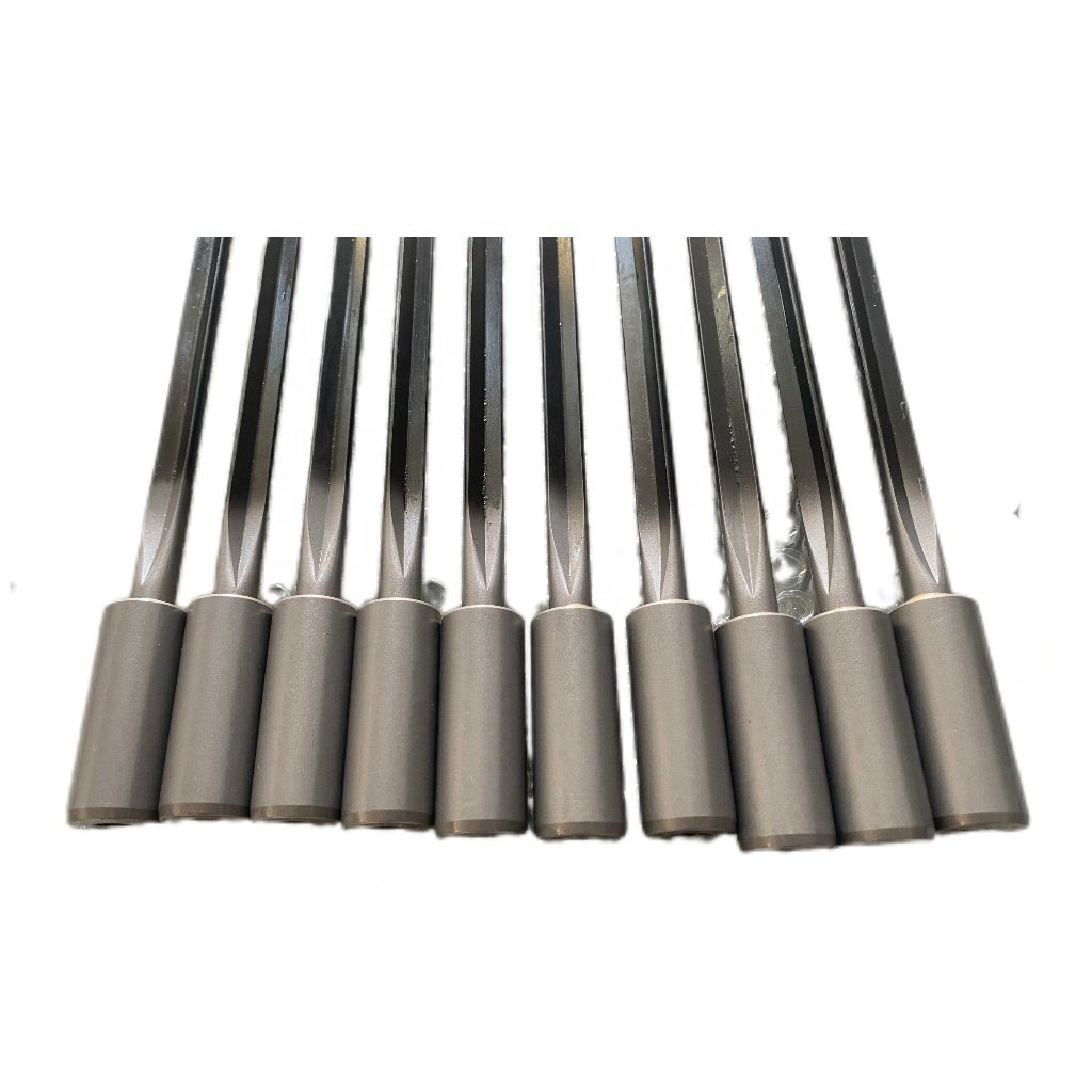 Dezhou China single flute brazed carbide gun drill, brazed two hole gun drills, two round hole gun drillsy