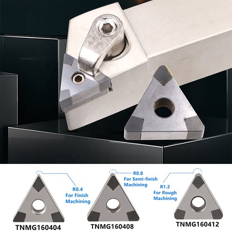 Solid CBN Insert TNGA1604 External Turning Tool Blade Pcbn Hard Metal Material Steel Processing CNC Boring Tool