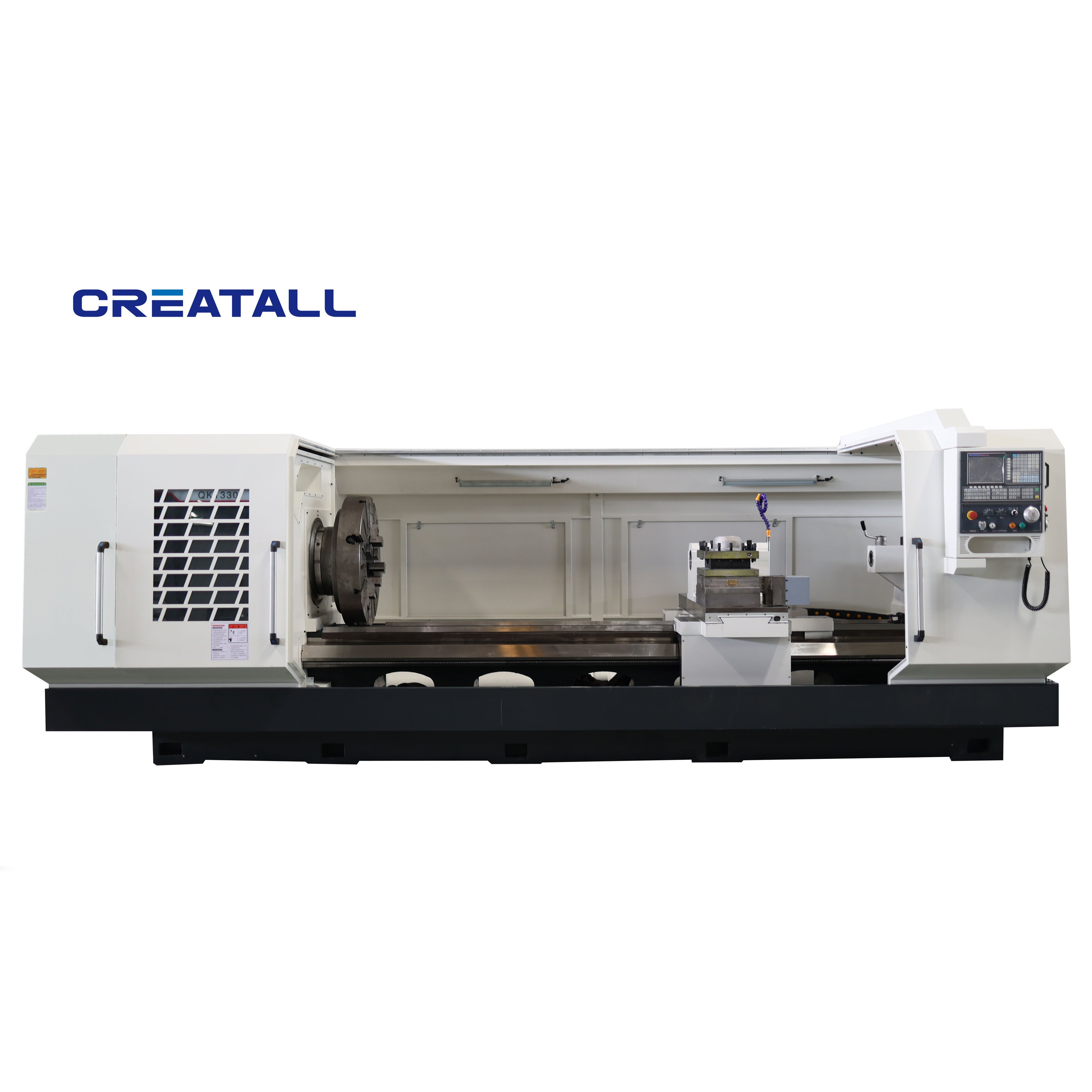 Cnc Pipe Threading Lathe Cnc Oil Country Lathe With Large Spindle Bore