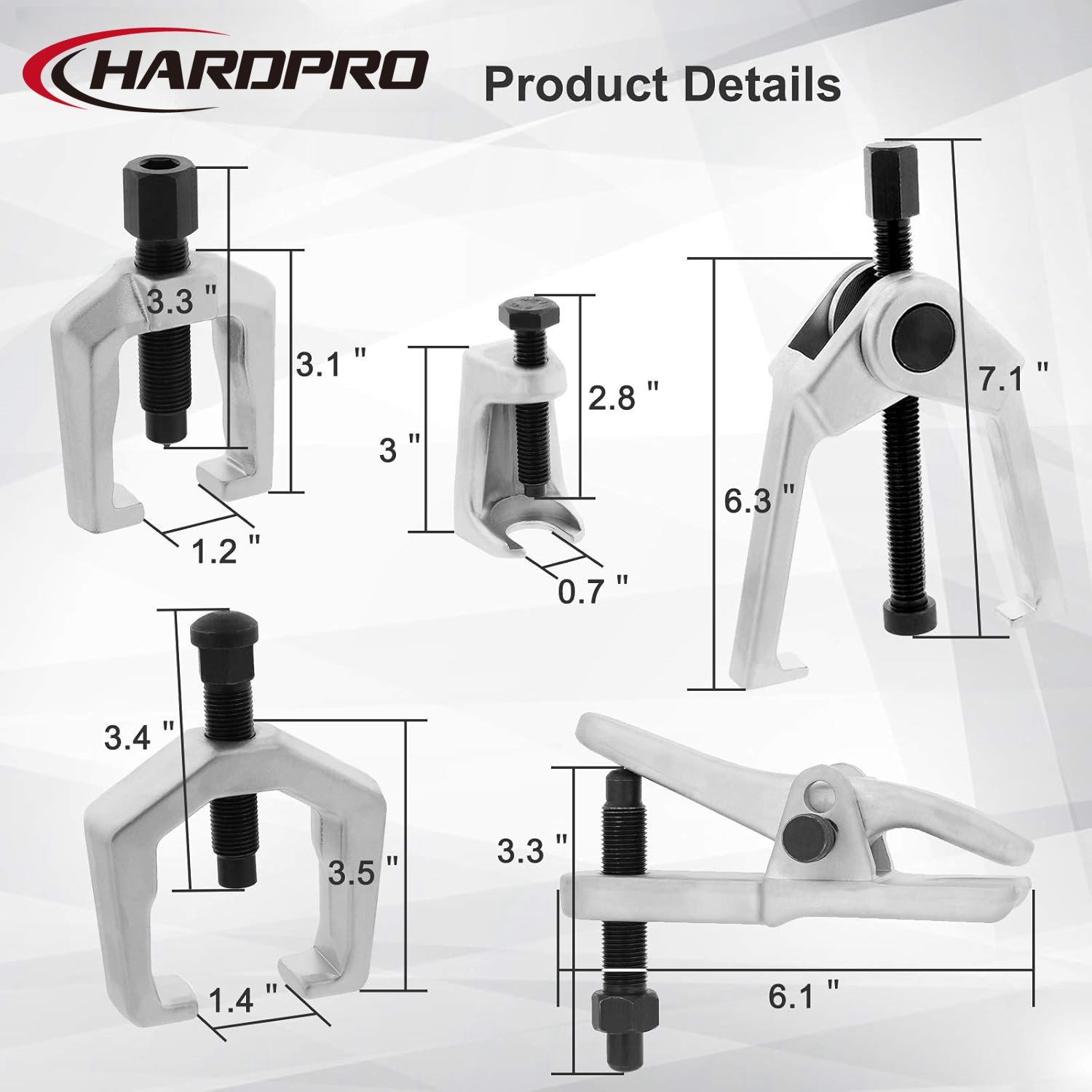 Robust Design Multi-Purpose High-Efficiency Bearing Separator Kit For Ball Joint Tie Rod Maintenance And Bearing Puller Tool