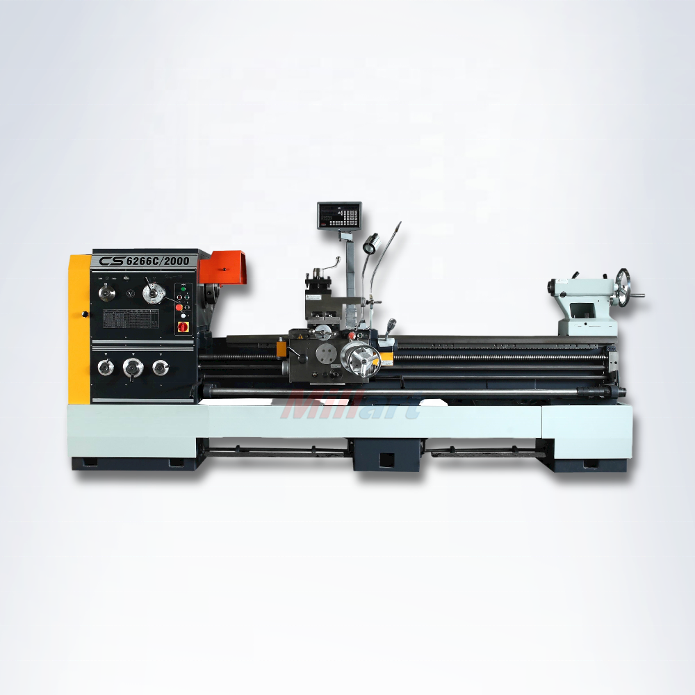 Gap Bed Lathe Machine Heavy Duty Manual Lathe with105mm Spindle Bore CS6266C