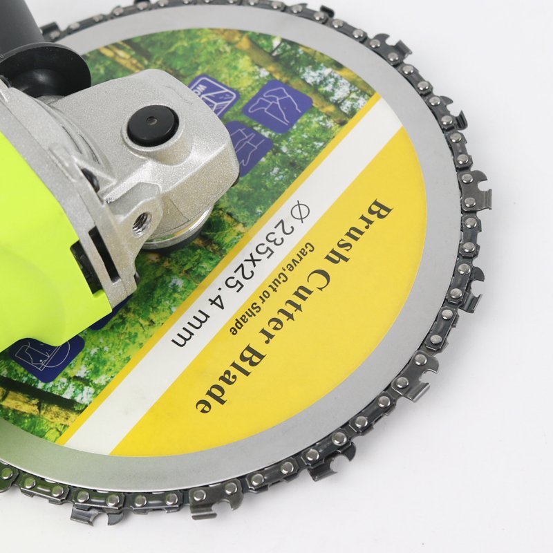 9 inch chain saw carving hole 25.4 mm wood cutting angle grinder carving tool 65 manganese steel