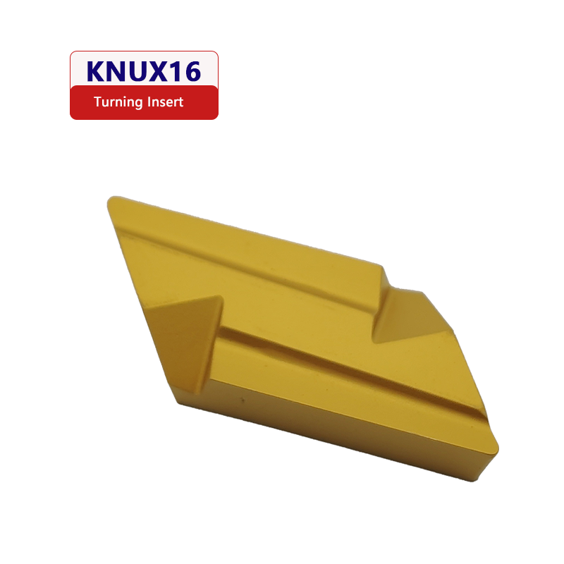 KNUX160405L11 adopts chemically coated hard alloy turning boring steel parts with CNC inserts that can be rotated KNUX160405L11